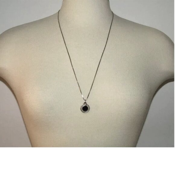 SU Sterling Silver 925 Necklace with Pendant & Earrings Set - 23 in - Picture 2 of 10